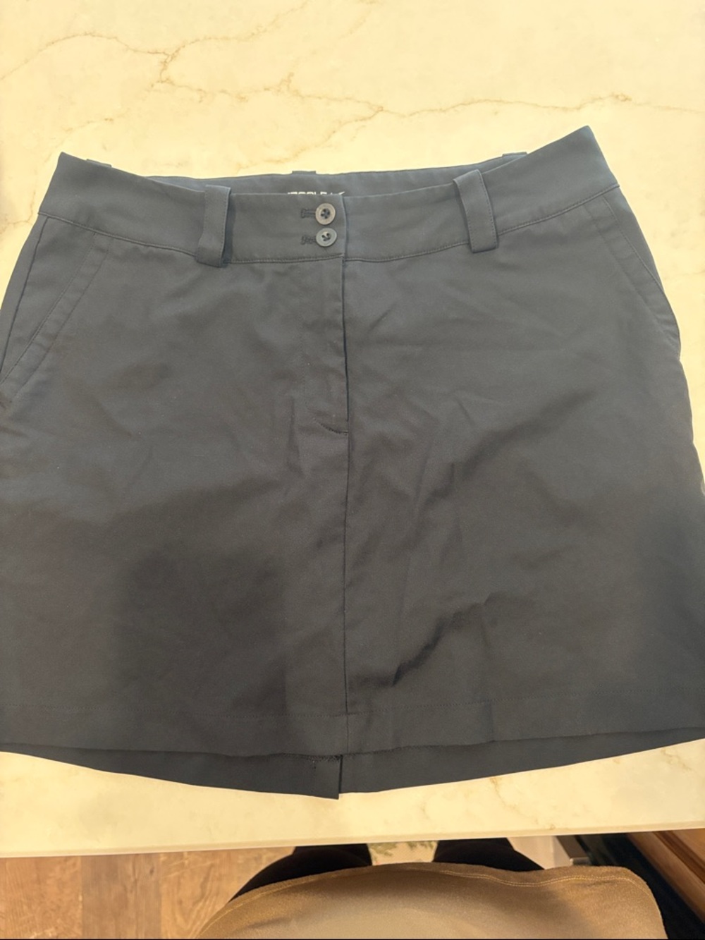 Nike Black Mini Skort with Subtle Swoosh